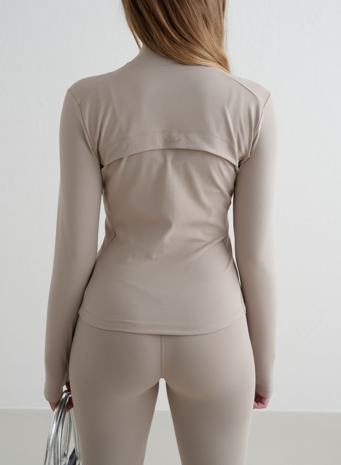 Co Activewear - Dark Clay Sense Zip Jacket third image