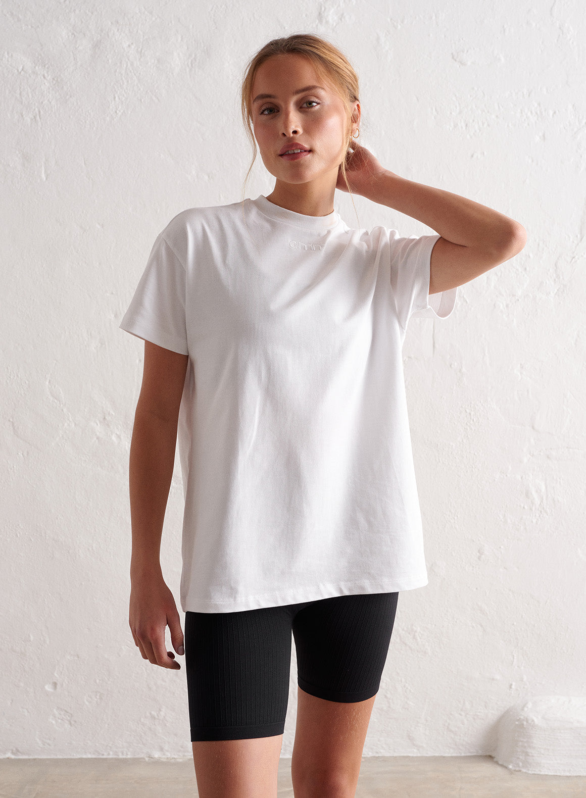 Co Activewear - White Boyfriend T-shirt secondary image
