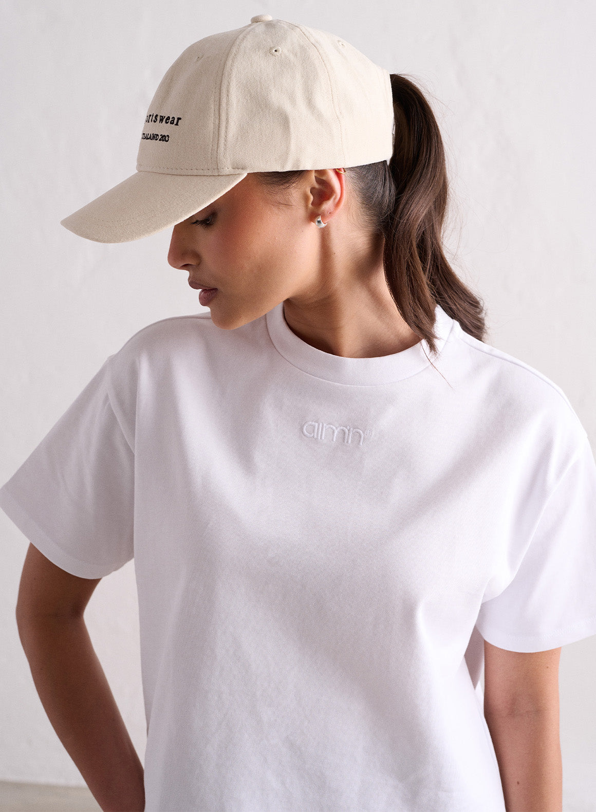 Co Activewear - White Boxy T-shirt secondary image