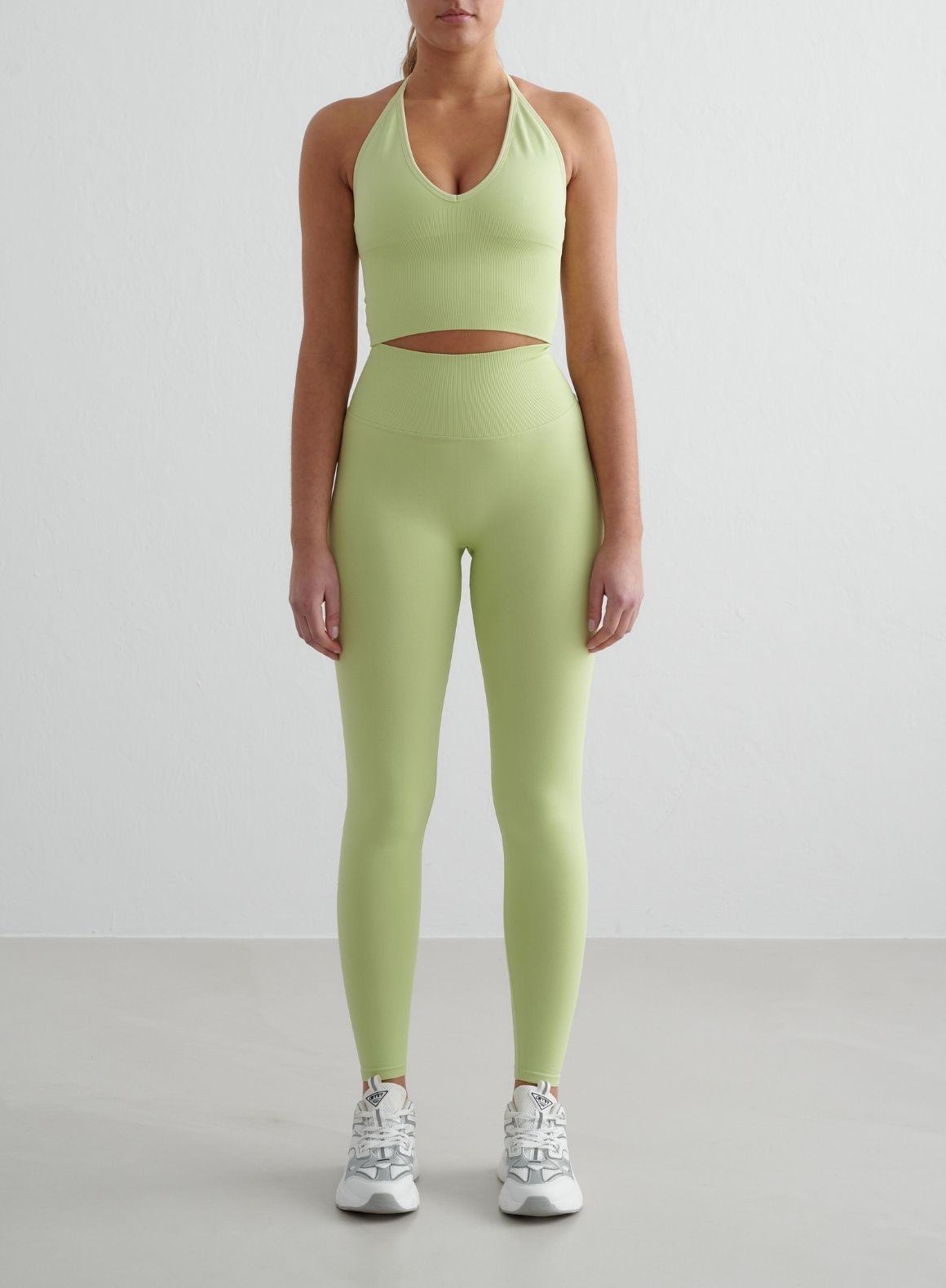 Co Activewear - Matcha Shape Seamless Cross Back Bralette fourth image