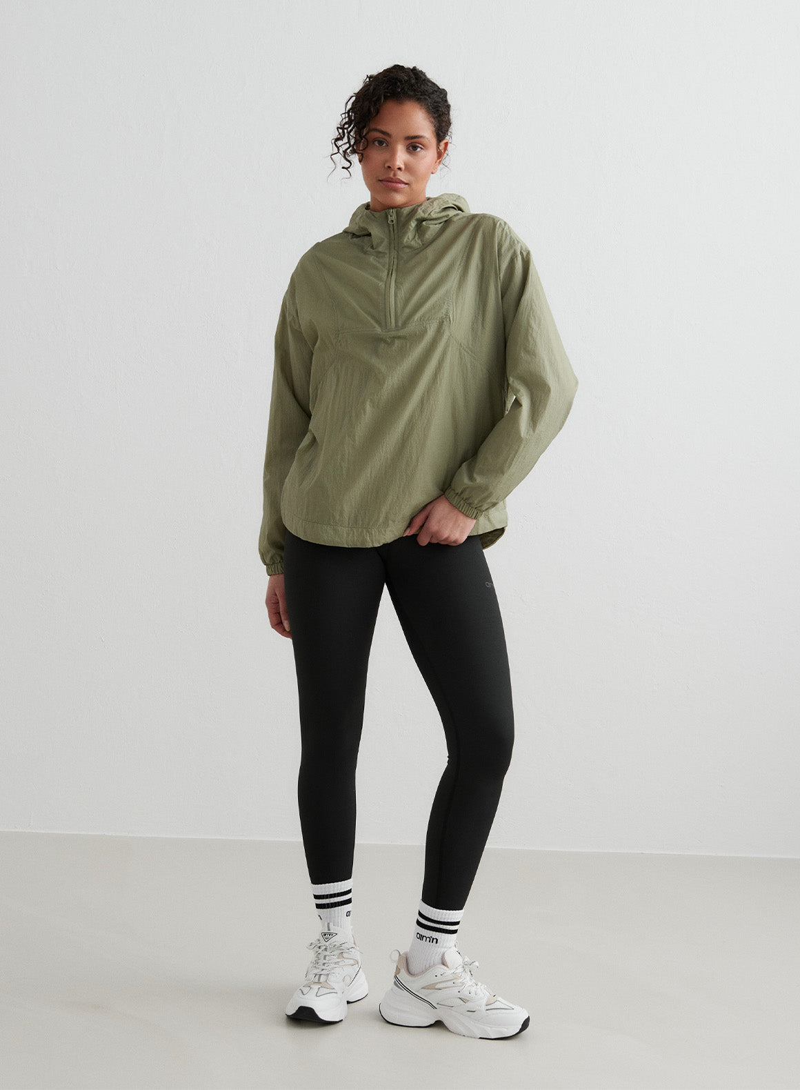 Co Activewear - Pale Khaki Lightweight Anorak fourth image