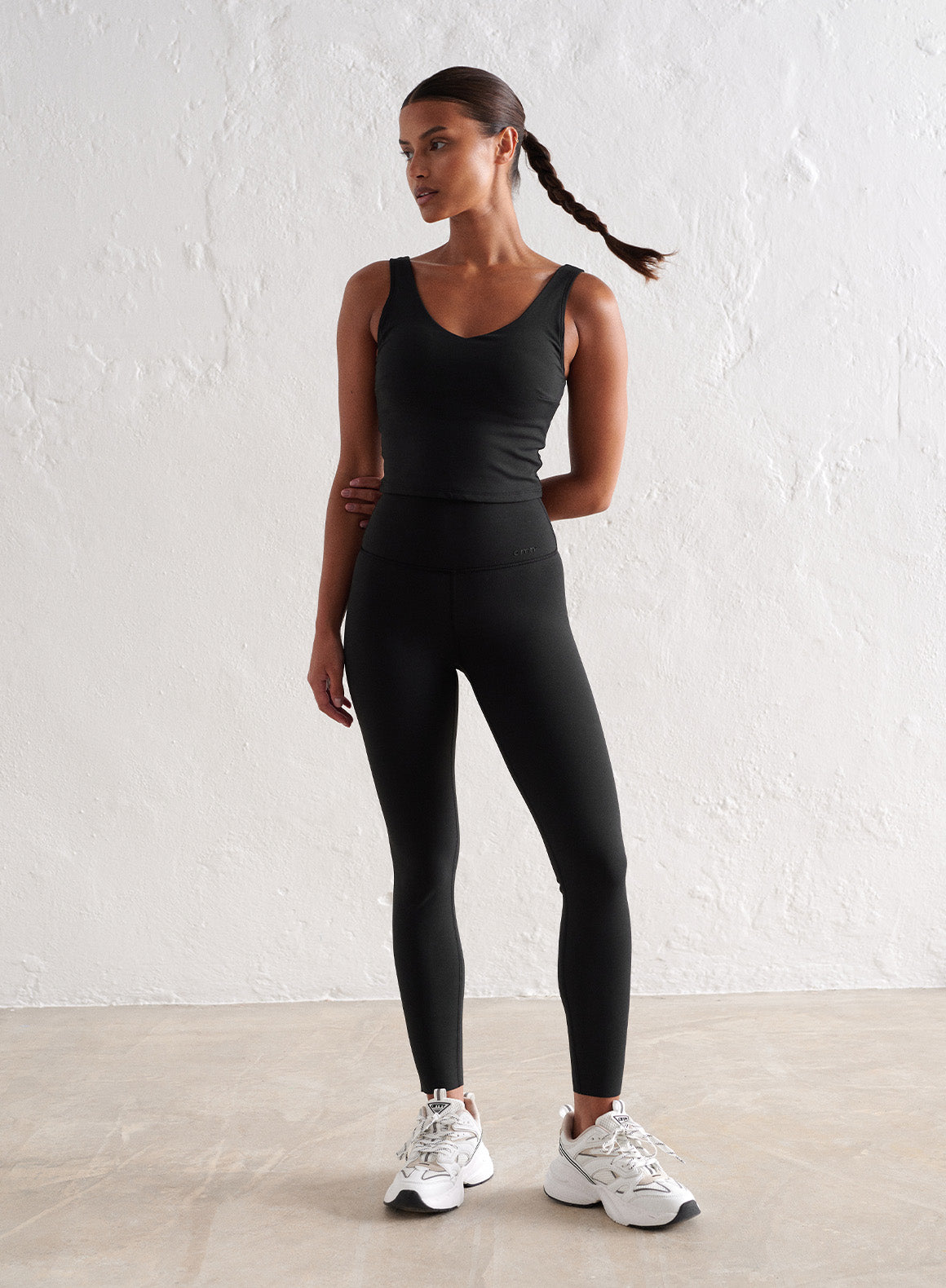 Co Activewear - Black Sense Petite Tights third image