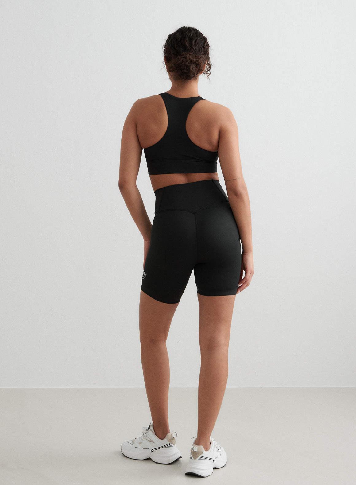 Co Activewear - Black Edge Core Midi Shorts sixth image