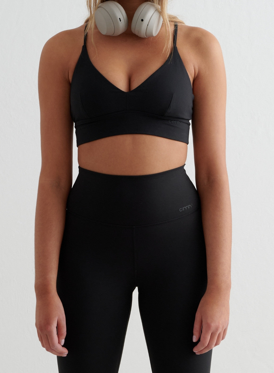 Co Activewear - Black Sense Flare Tights fifth image