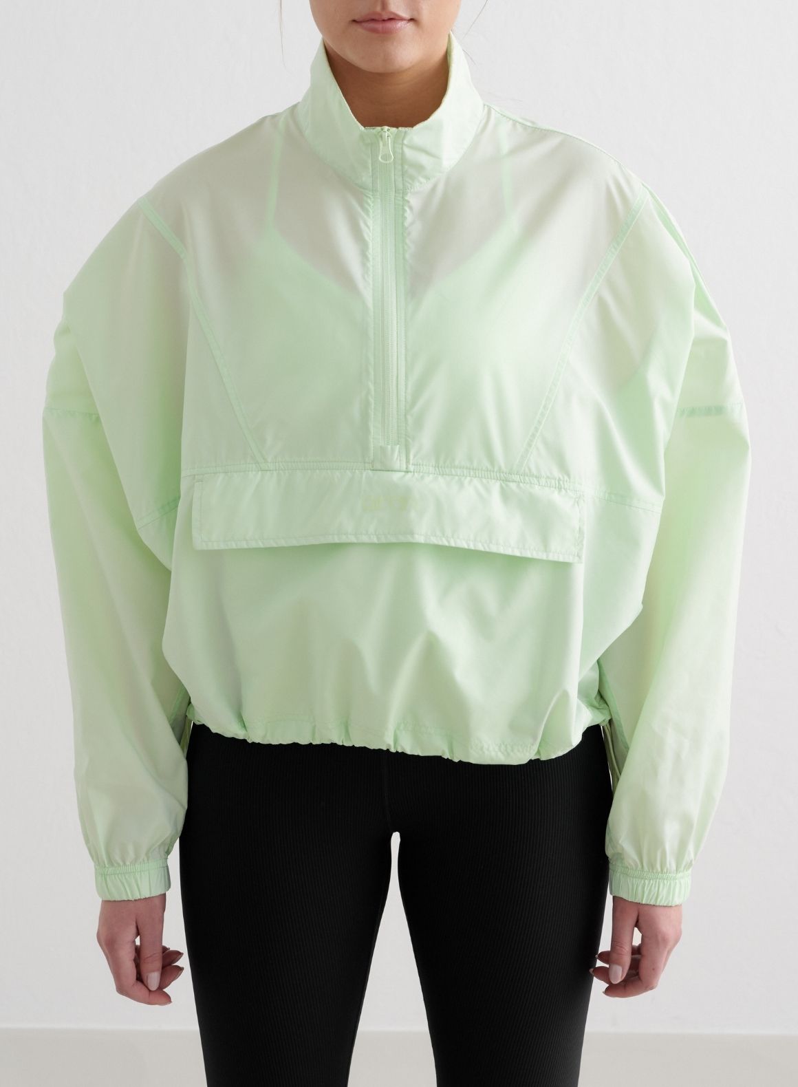 Co Activewear - Spearmint Balance Blocked Windstopper Jacket third image
