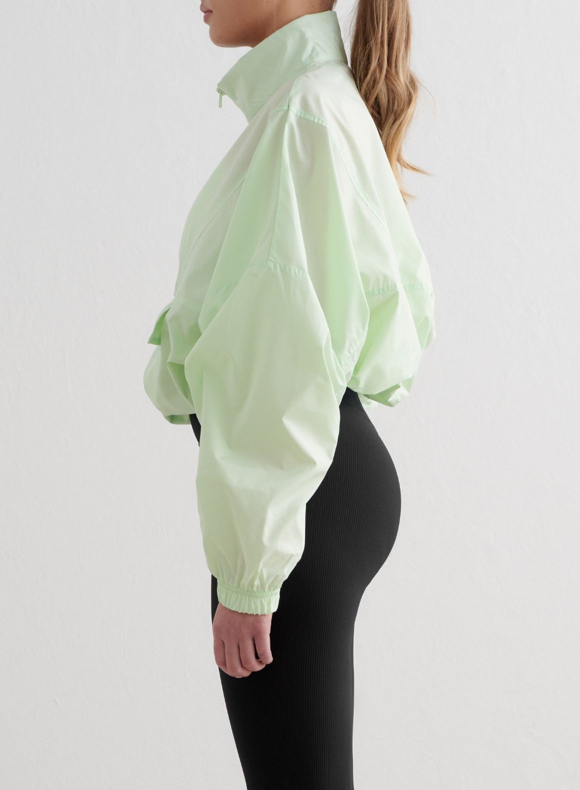 Co Activewear - Spearmint Balance Blocked Windstopper Jacket sixth image