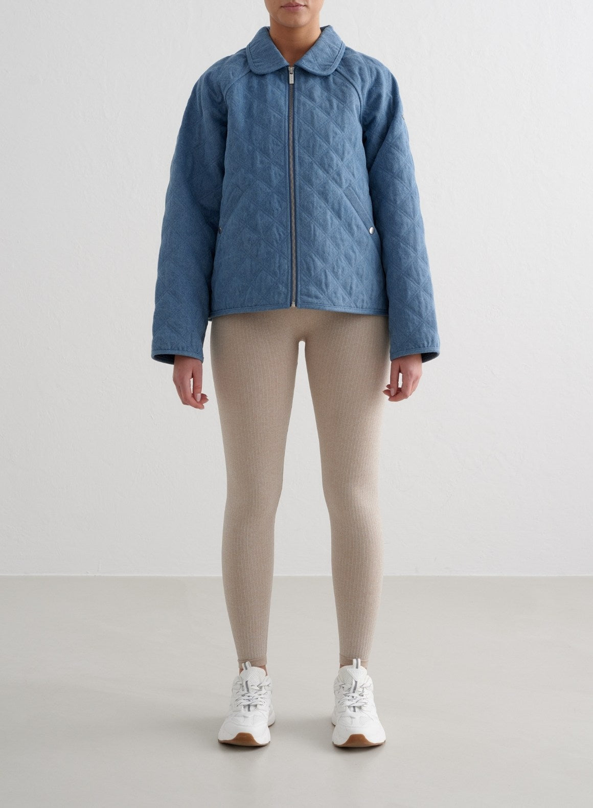 Co Activewear - Denim Quilted Jacket secondary image