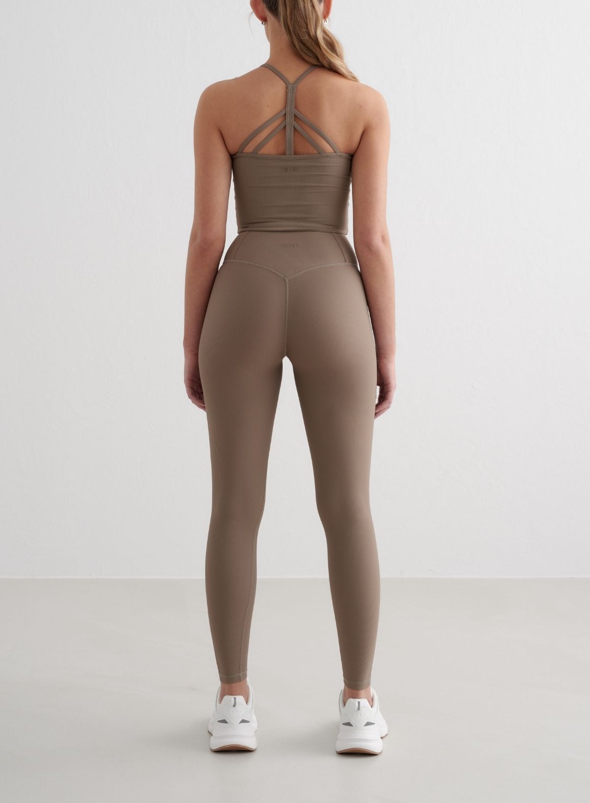 Co Activewear - Nougat Ribbed Performance Bralette fifth image