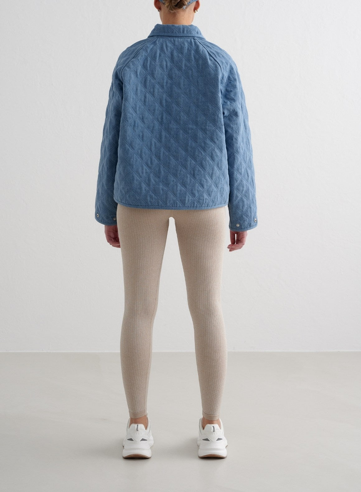 Co Activewear - Denim Quilted Jacket sixth image