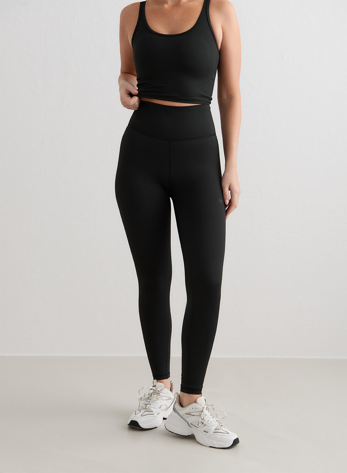 Co Activewear - Black Monochrome Core Tights secondary image