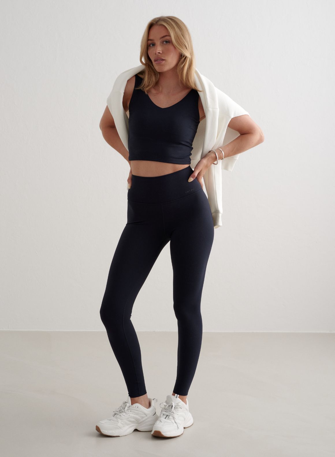 Co Activewear - Navy Sense Tights fourth image
