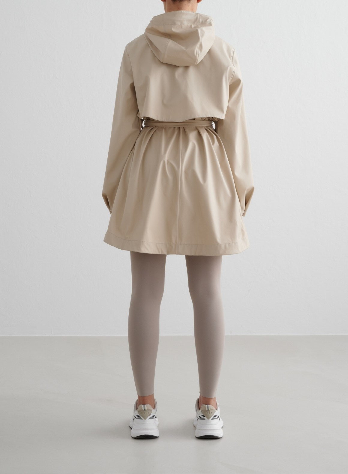 Co Activewear - Café Au Lait Rain Jacket sixth image