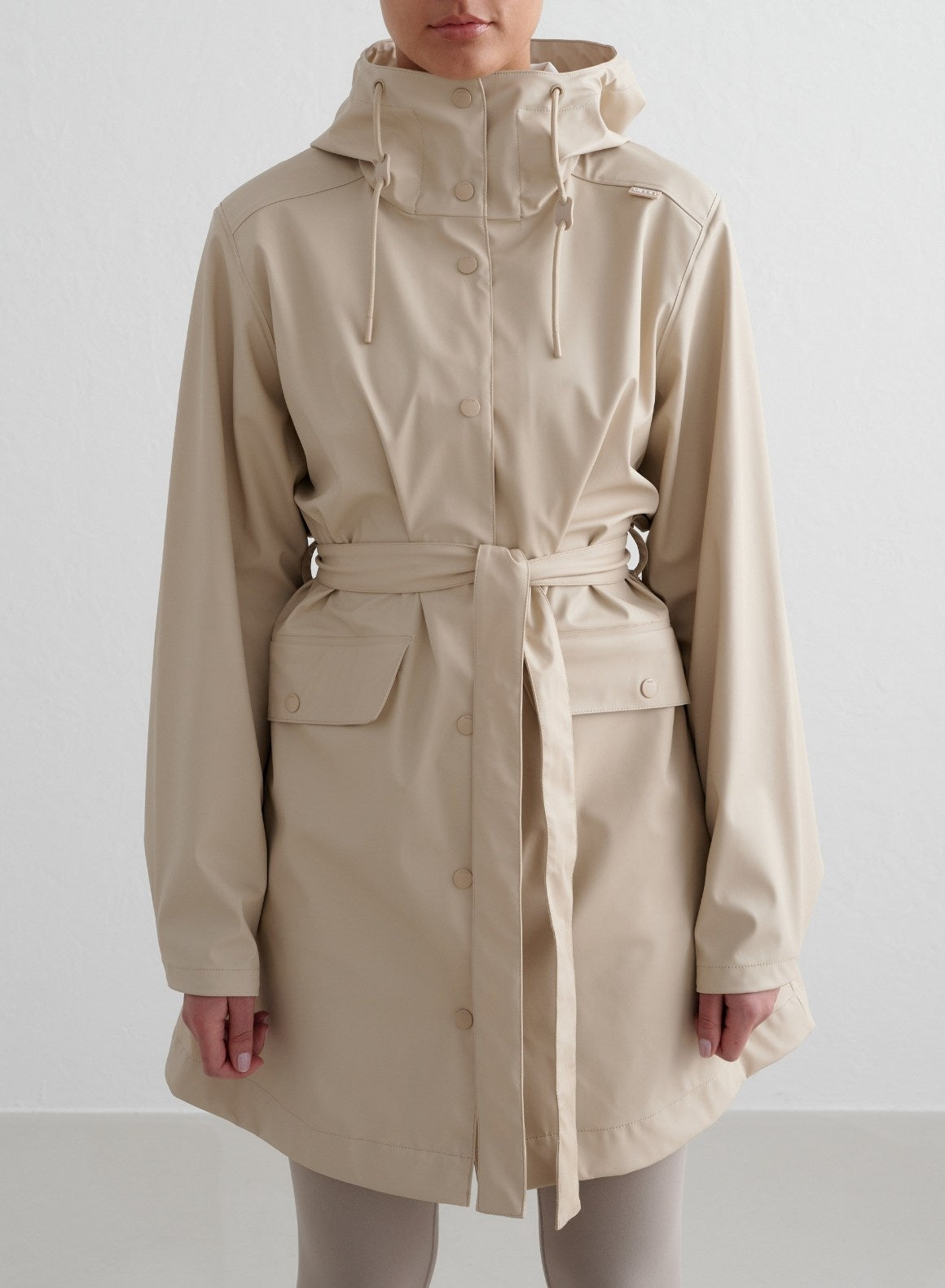 Co Activewear - Café Au Lait Rain Jacket third image