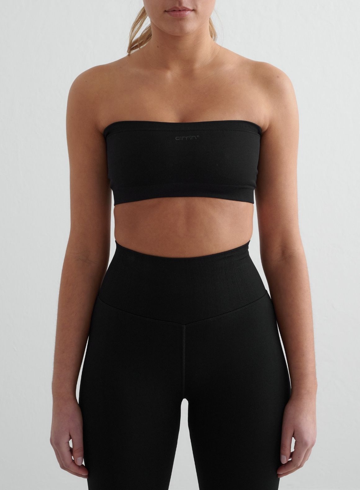 Co Activewear - Black Shape Seamless Bandeau Bra secondary image