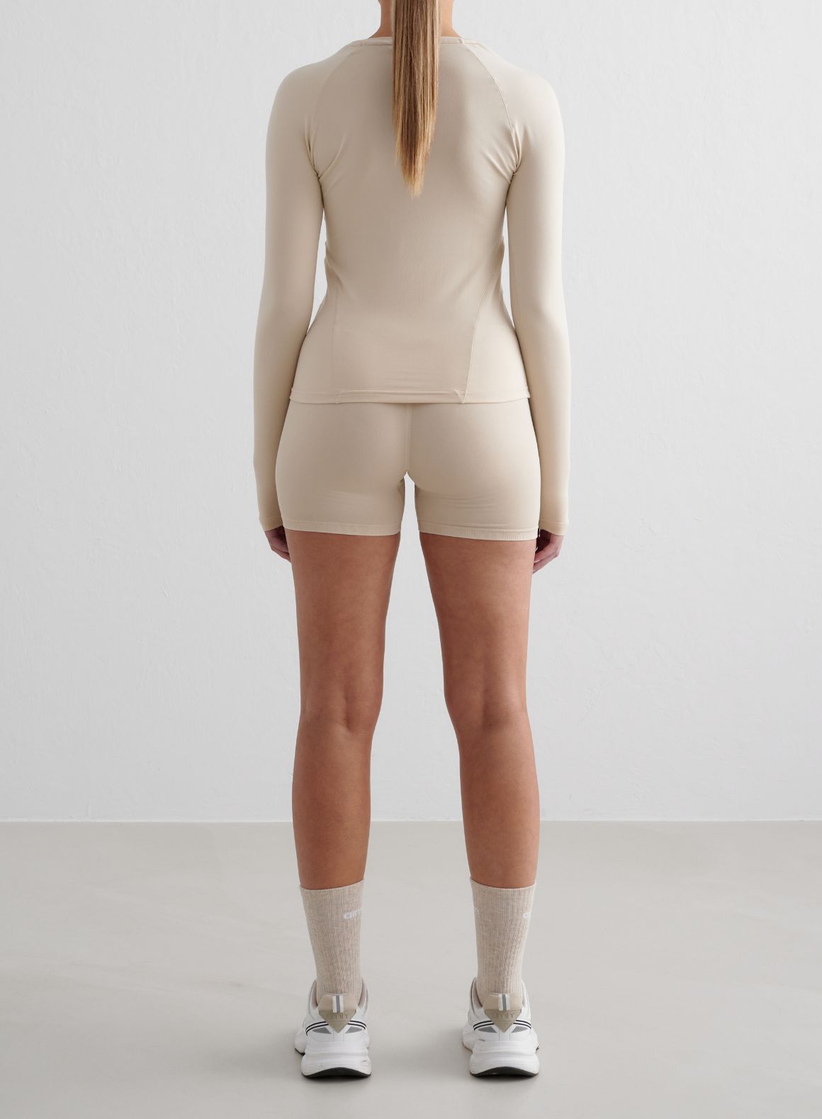 Co Activewear - Café Au Lait Soft Basic Long Sleeve fifth image