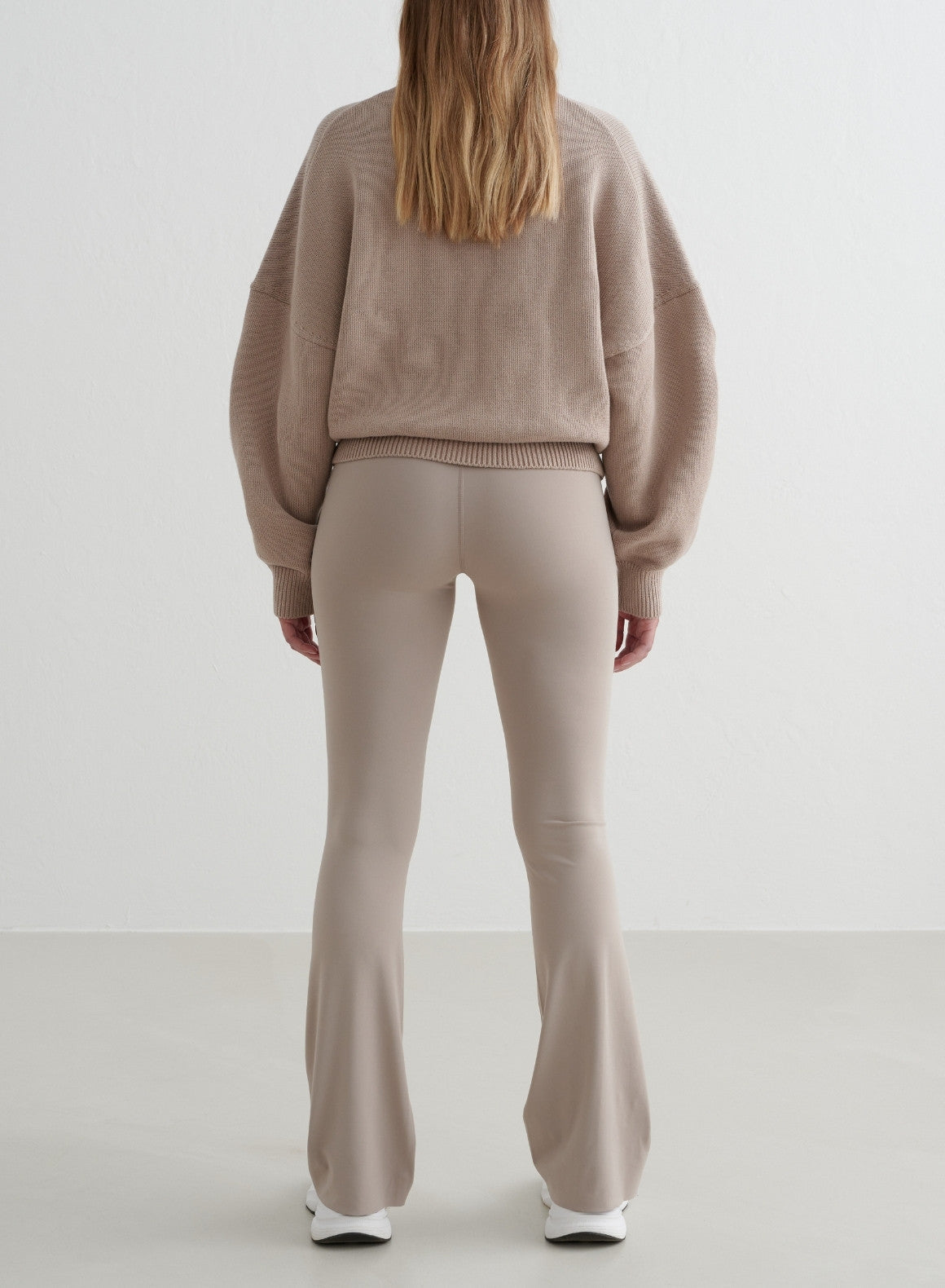 Co Activewear - Dark Clay College Knitted Half Zip fifth image