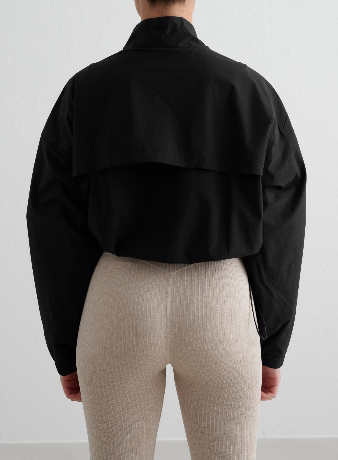 Co Activewear - Black Windbreaker Jacket fourth image