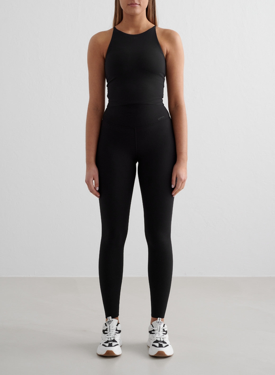 Co Activewear - Black Sense Halter Bralette fourth image
