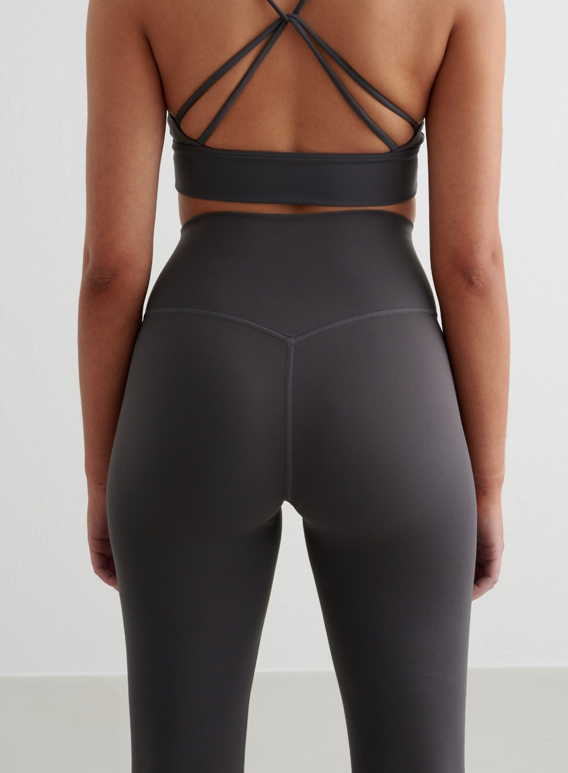 Co Activewear - Shadow Grey Sense Flare Tights fourth image