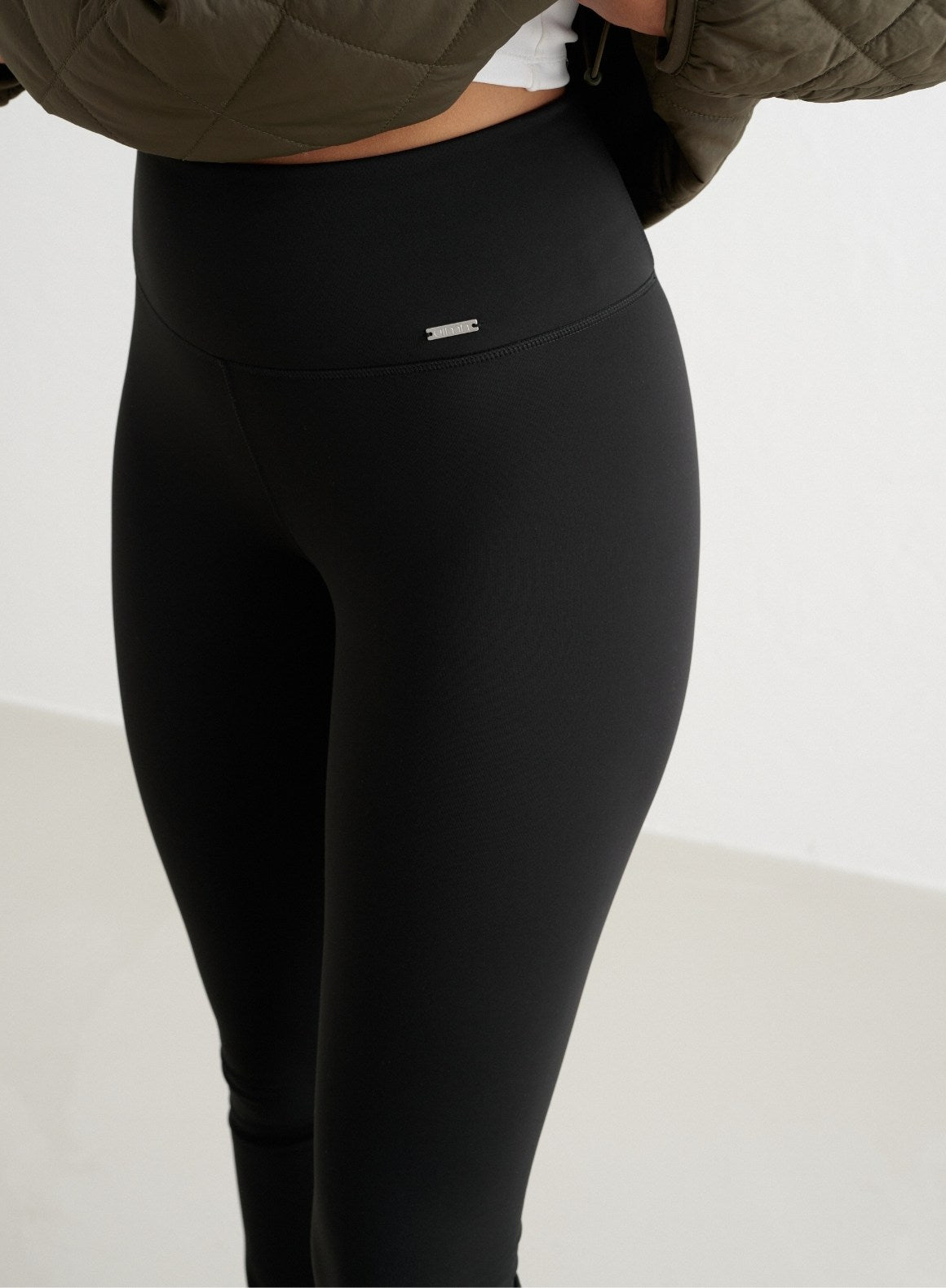 Co Activewear - Black Warming Flare Tights sixth image