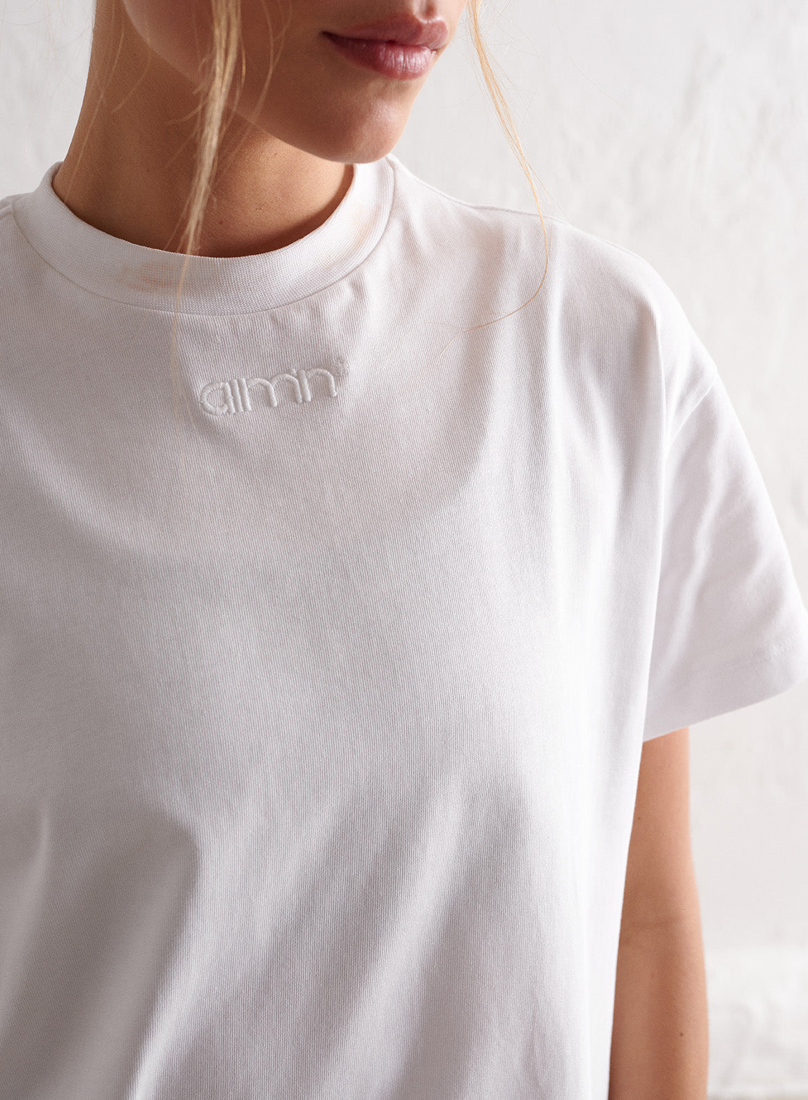 Co Activewear - White Boyfriend T-shirt third image