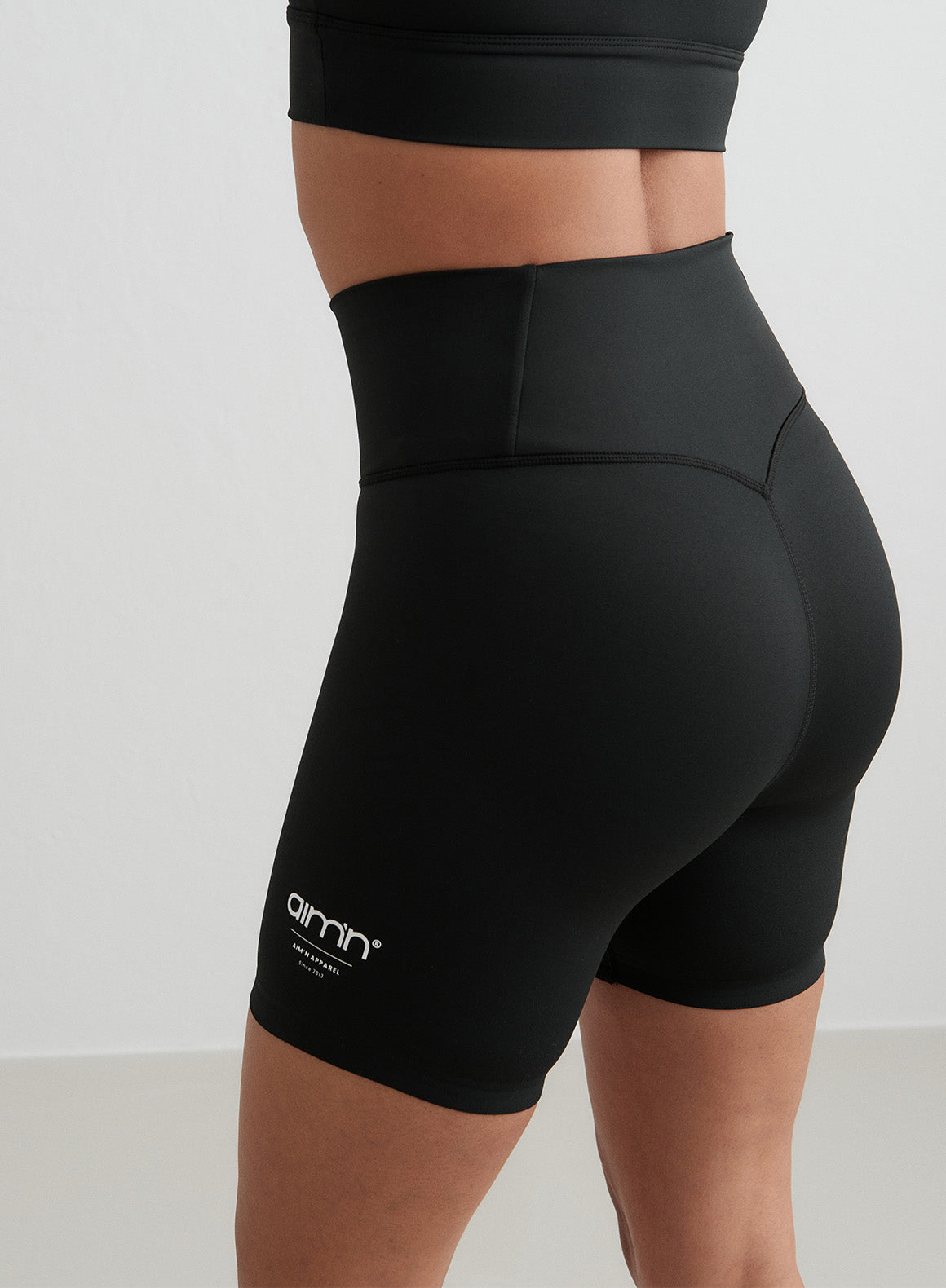 Co Activewear - Black Edge Core Midi Shorts fifth image