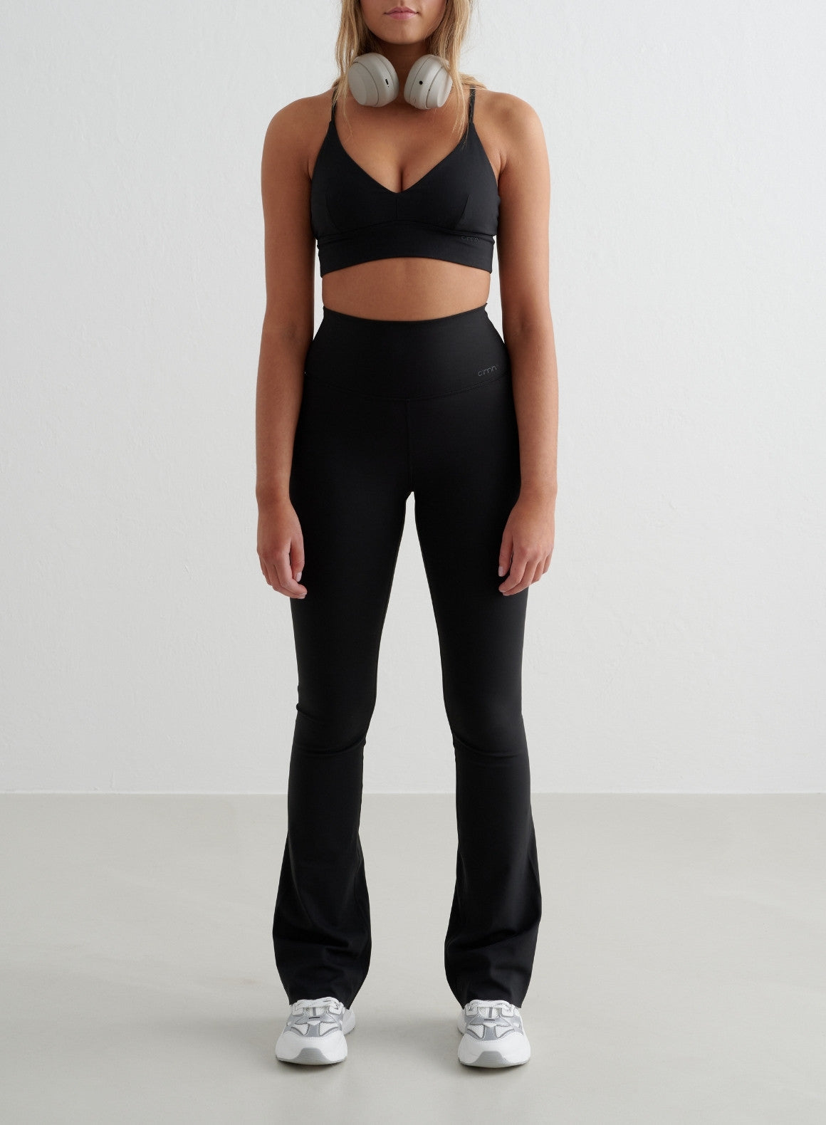 Co Activewear - Black Sense Strap Bra fourth image