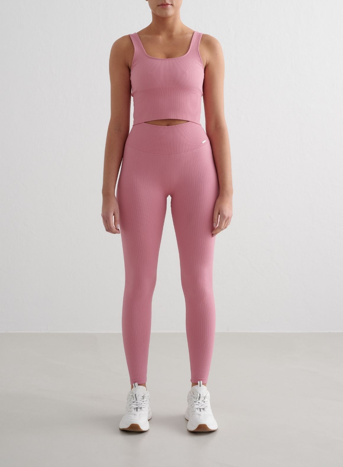 Co Activewear - Desert Rose Ribbed Seamless Tights secondary image