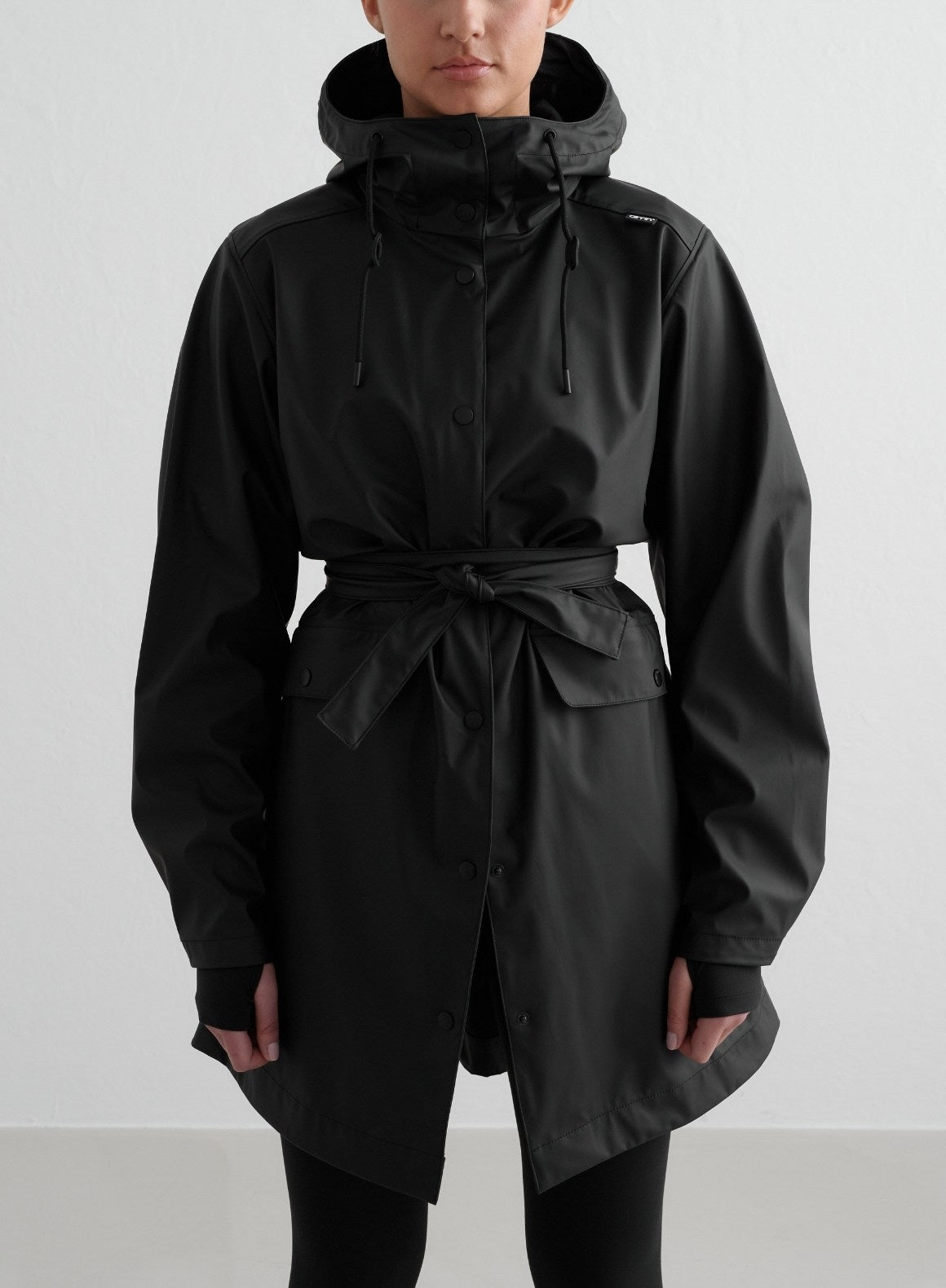 Co Activewear - Black Rain Jacket fourth image