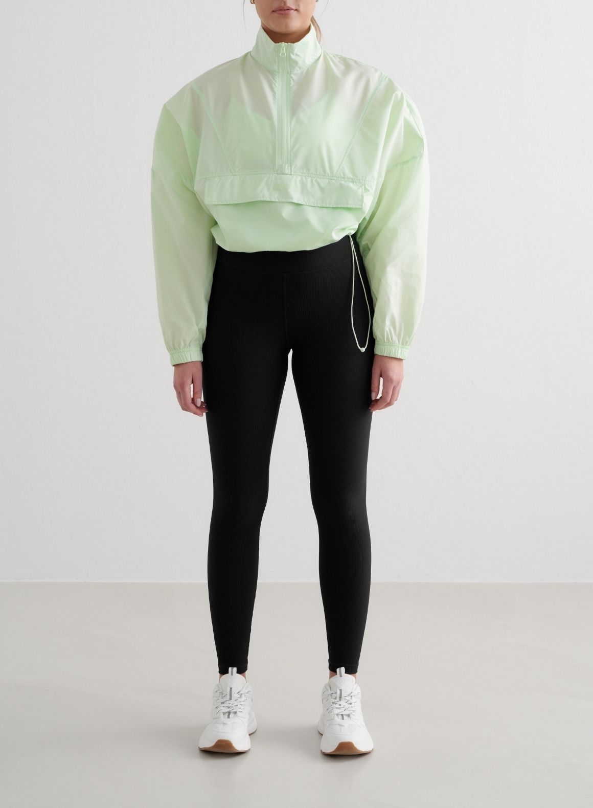 Co Activewear - Spearmint Balance Blocked Windstopper Jacket secondary image