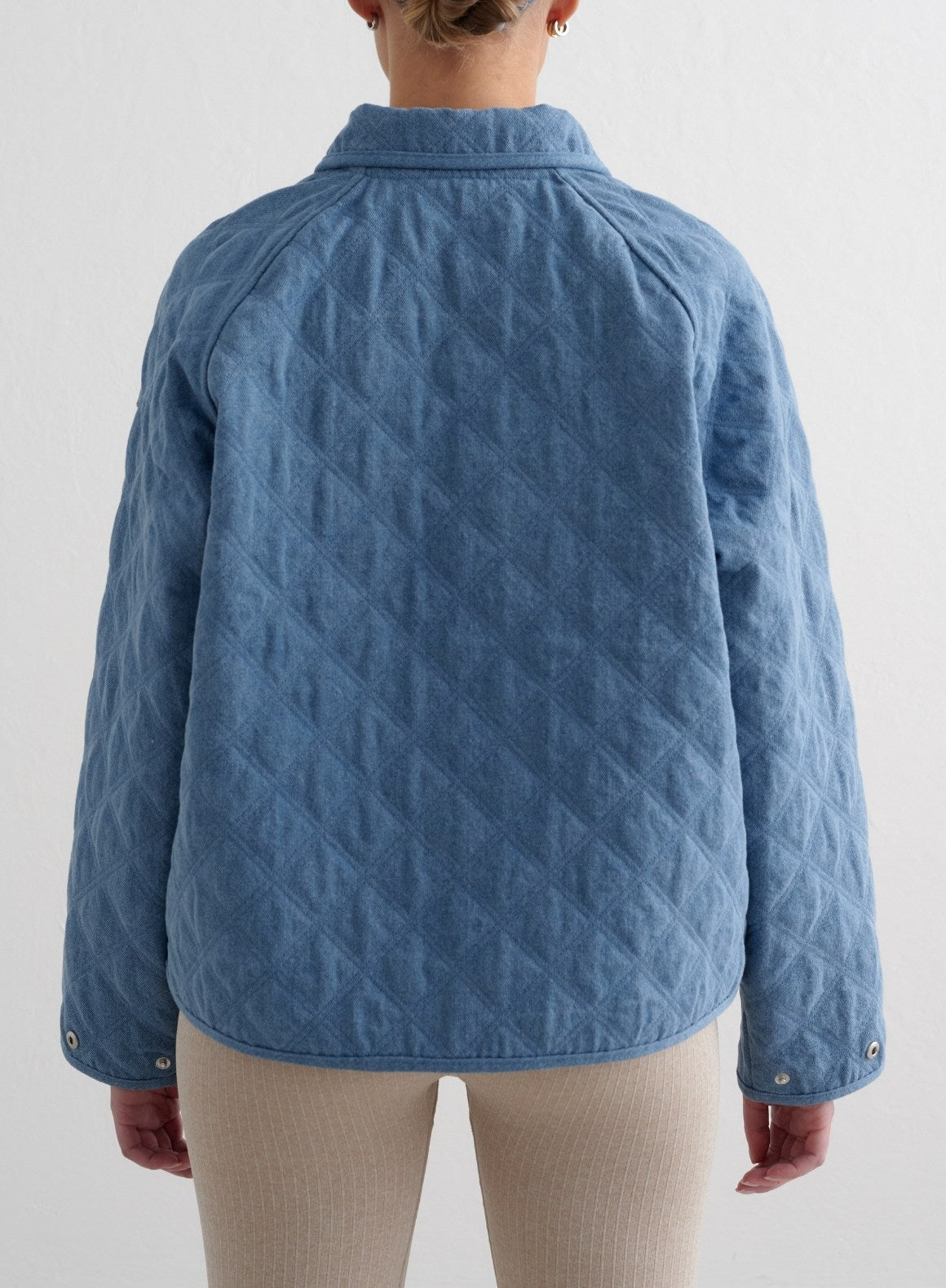Co Activewear - Denim Quilted Jacket fifth image