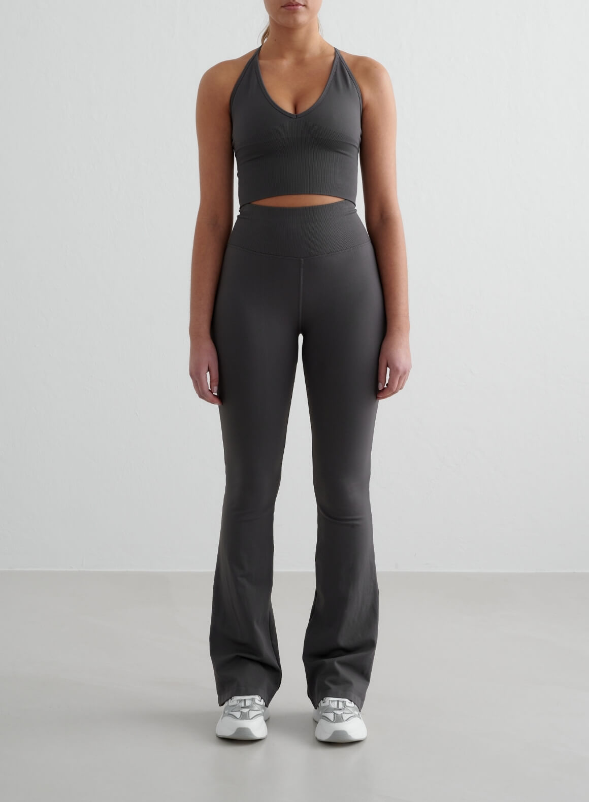 Co Activewear - Shadow Grey Shape Seamless Flare Tights secondary image