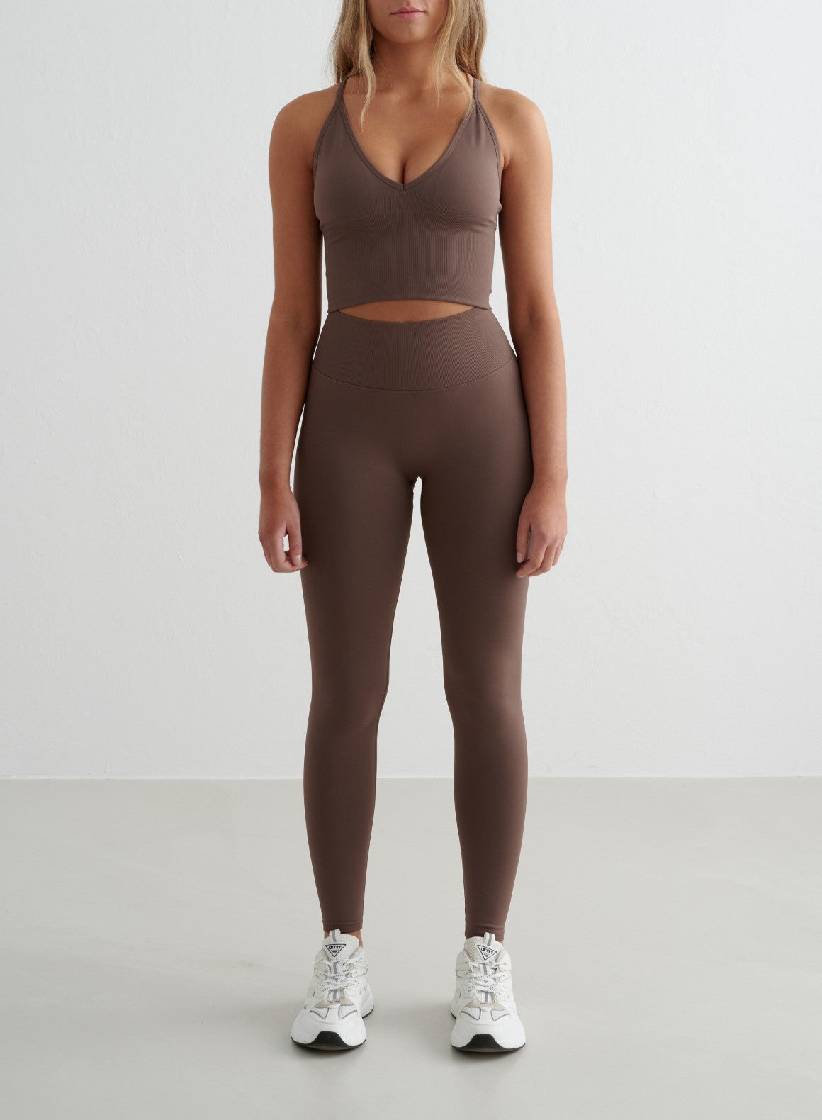 Co Activewear - Macchiato Shape Seamless Cross Back Bralette fourth image