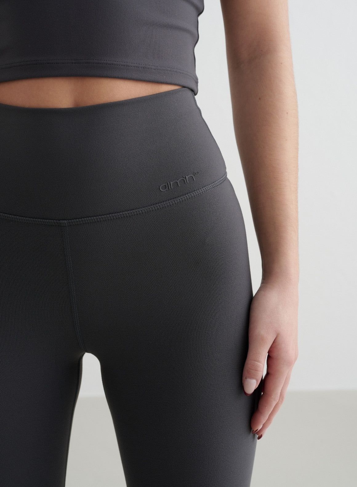 Co Activewear - Shadow Grey Sense Flare Petite Tights fifth image