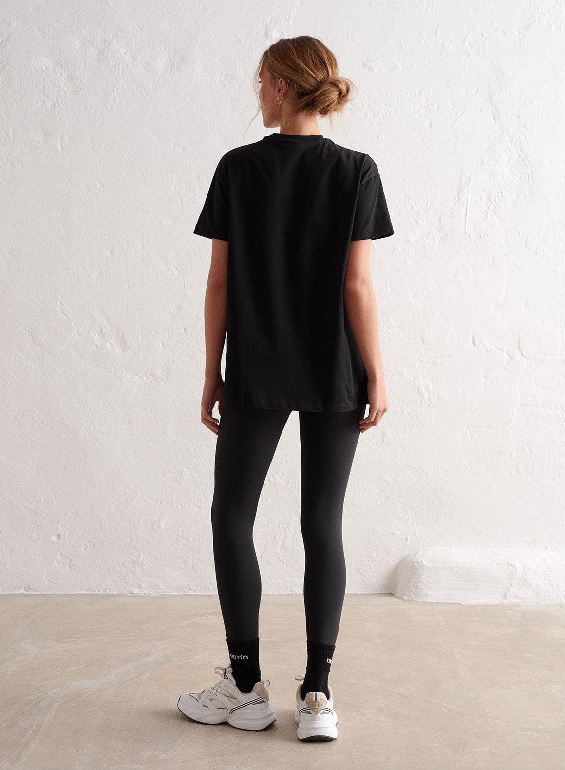Co Activewear - Black Boyfriend T-shirt fifth image