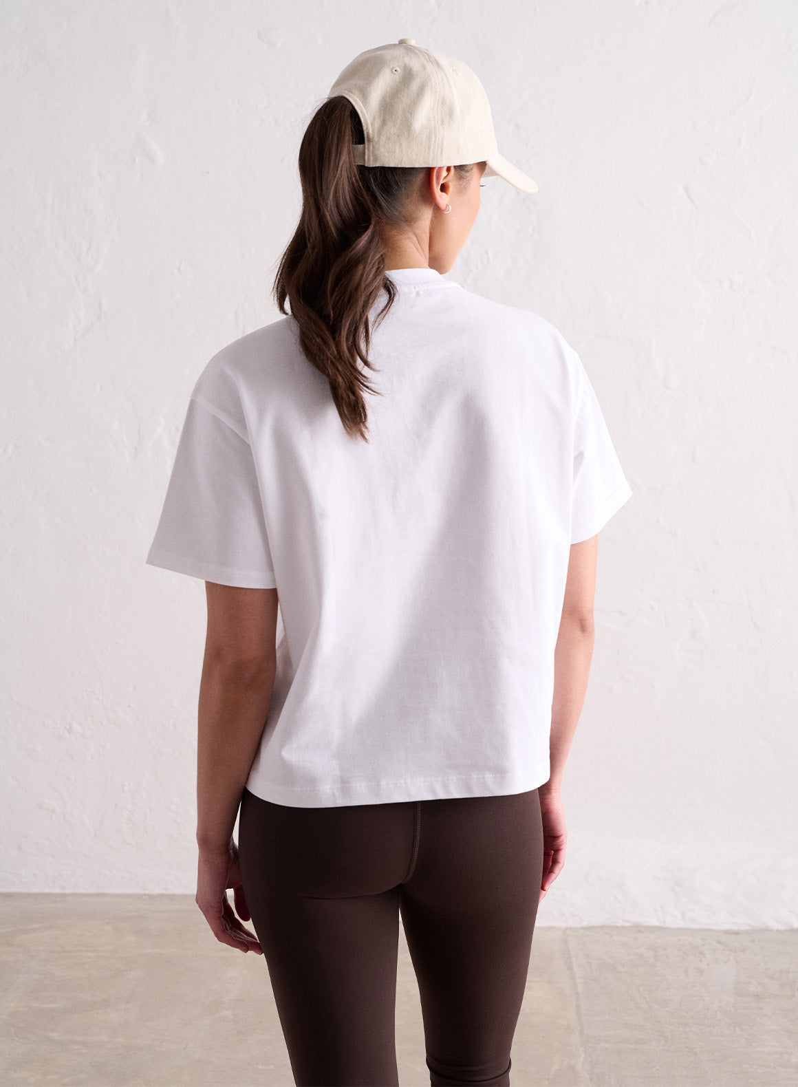 Co Activewear - White Boxy T-shirt sixth image