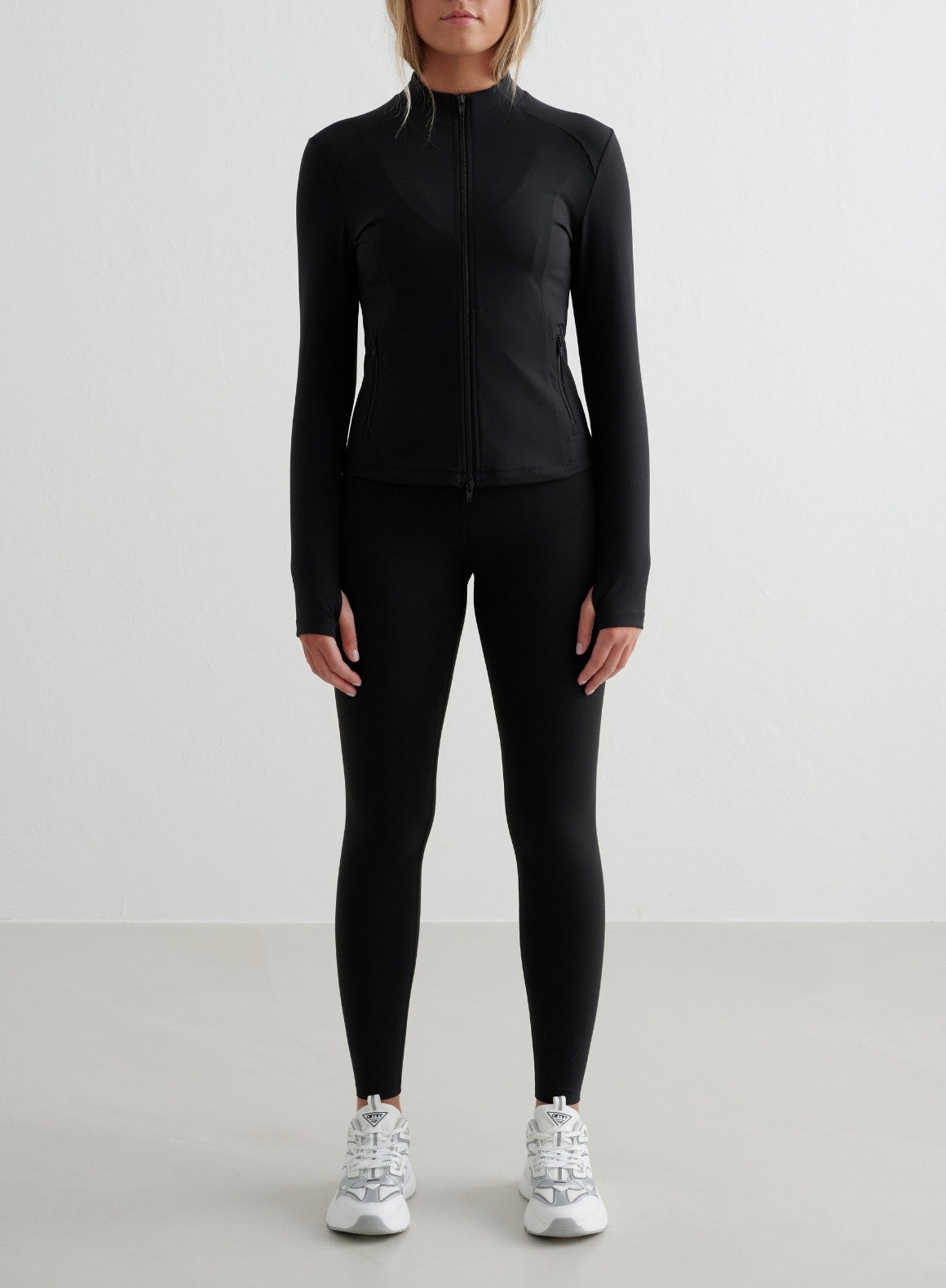 Co Activewear - Black Sense Zip Jacket fifth image