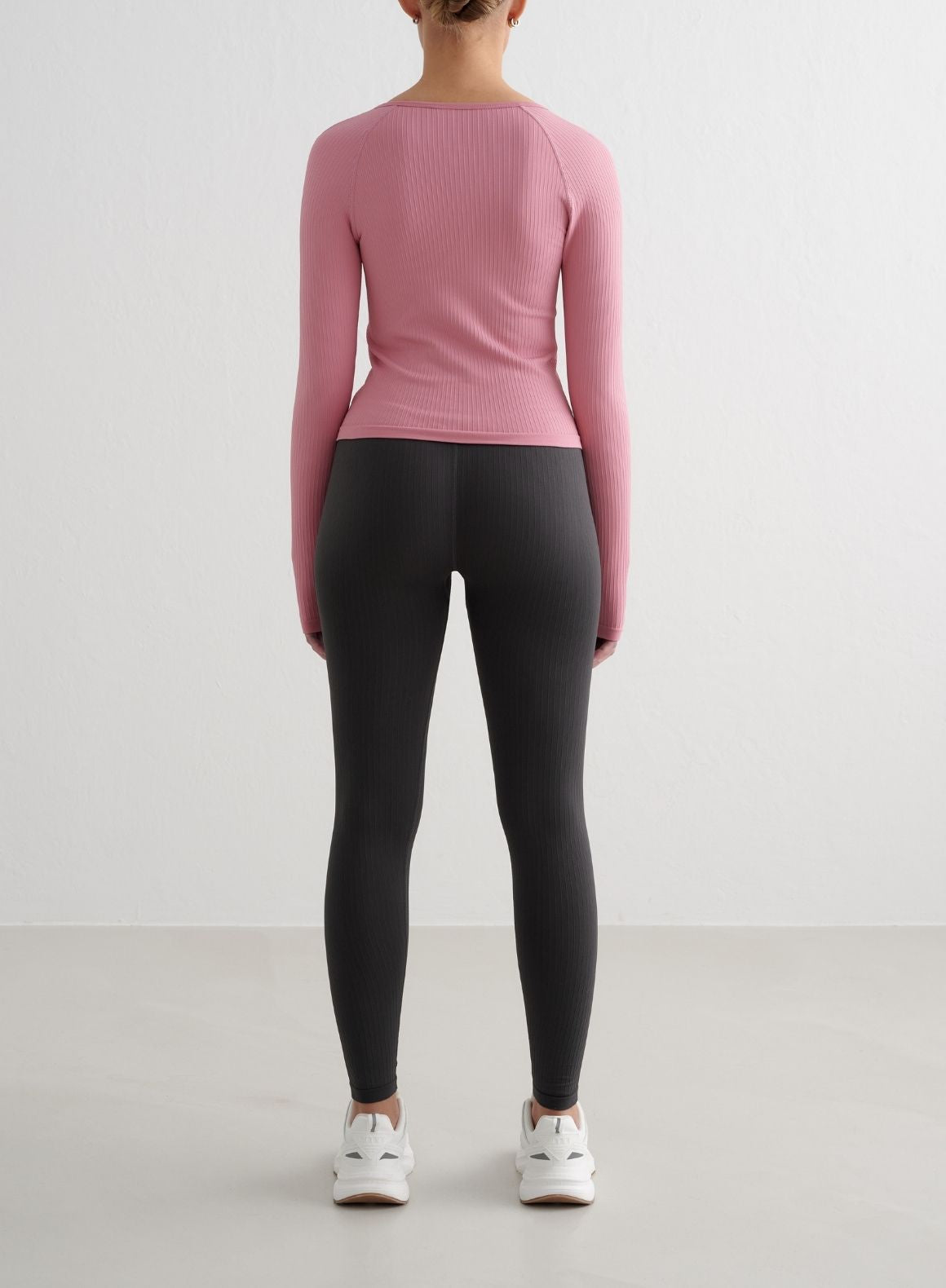 Co Activewear - Desert Rose Ribbed Seamless Zip Jacket fifth image