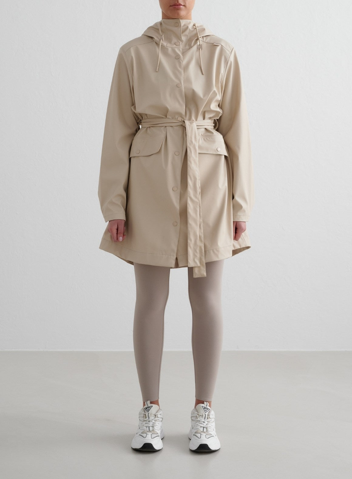 Co Activewear - Café Au Lait Rain Jacket secondary image
