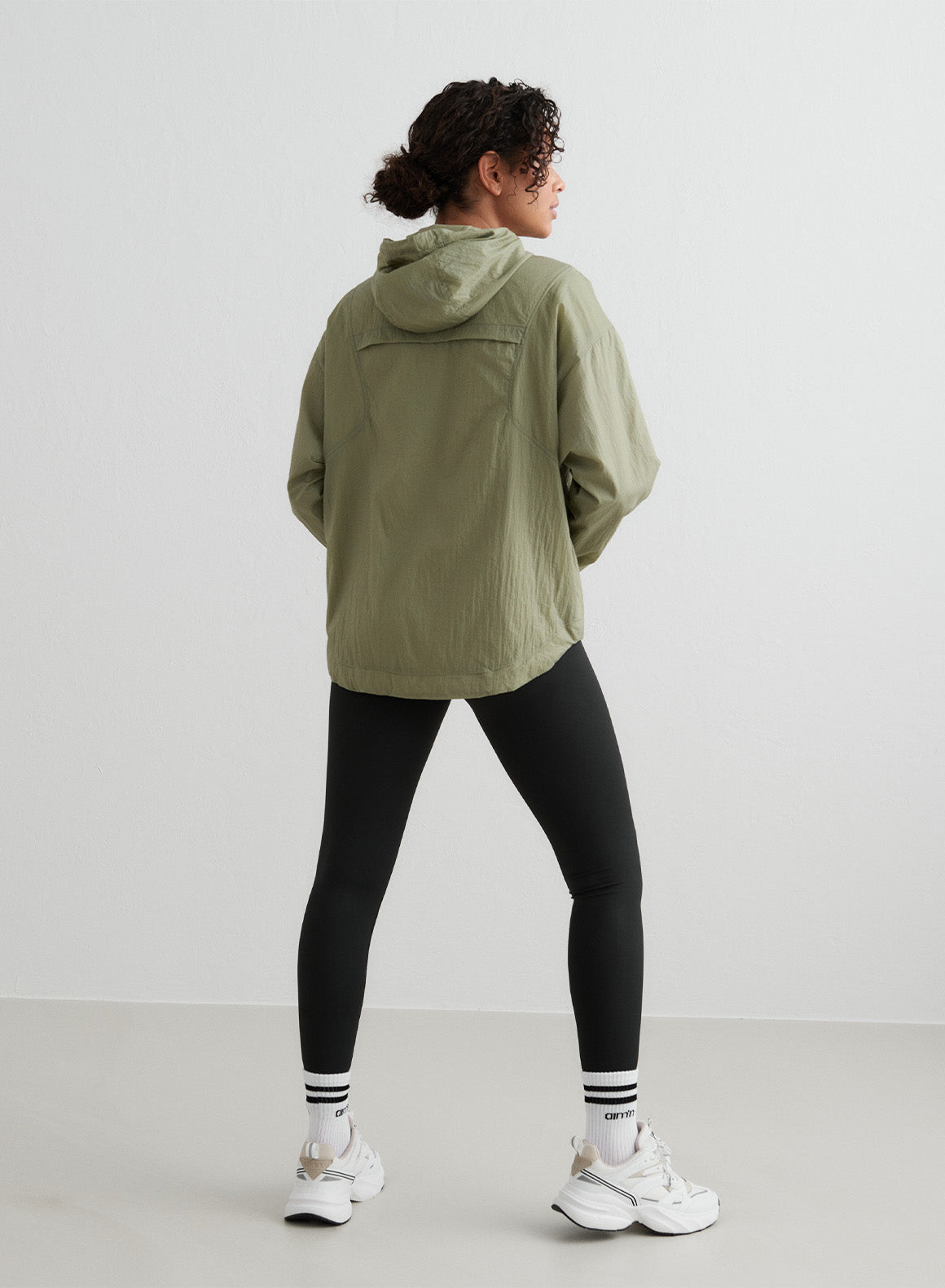 Co Activewear - Pale Khaki Lightweight Anorak fifth image