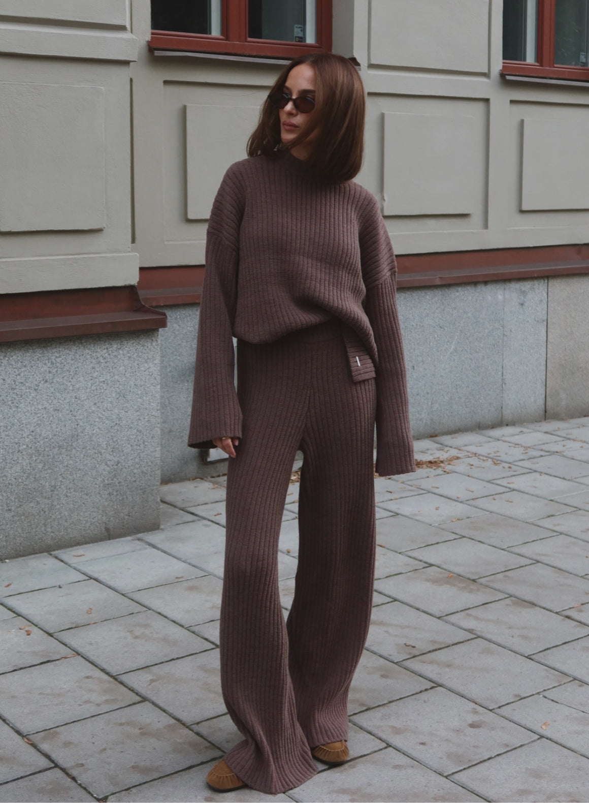 Macchiato Rib Knit Pants – AIM'N AU