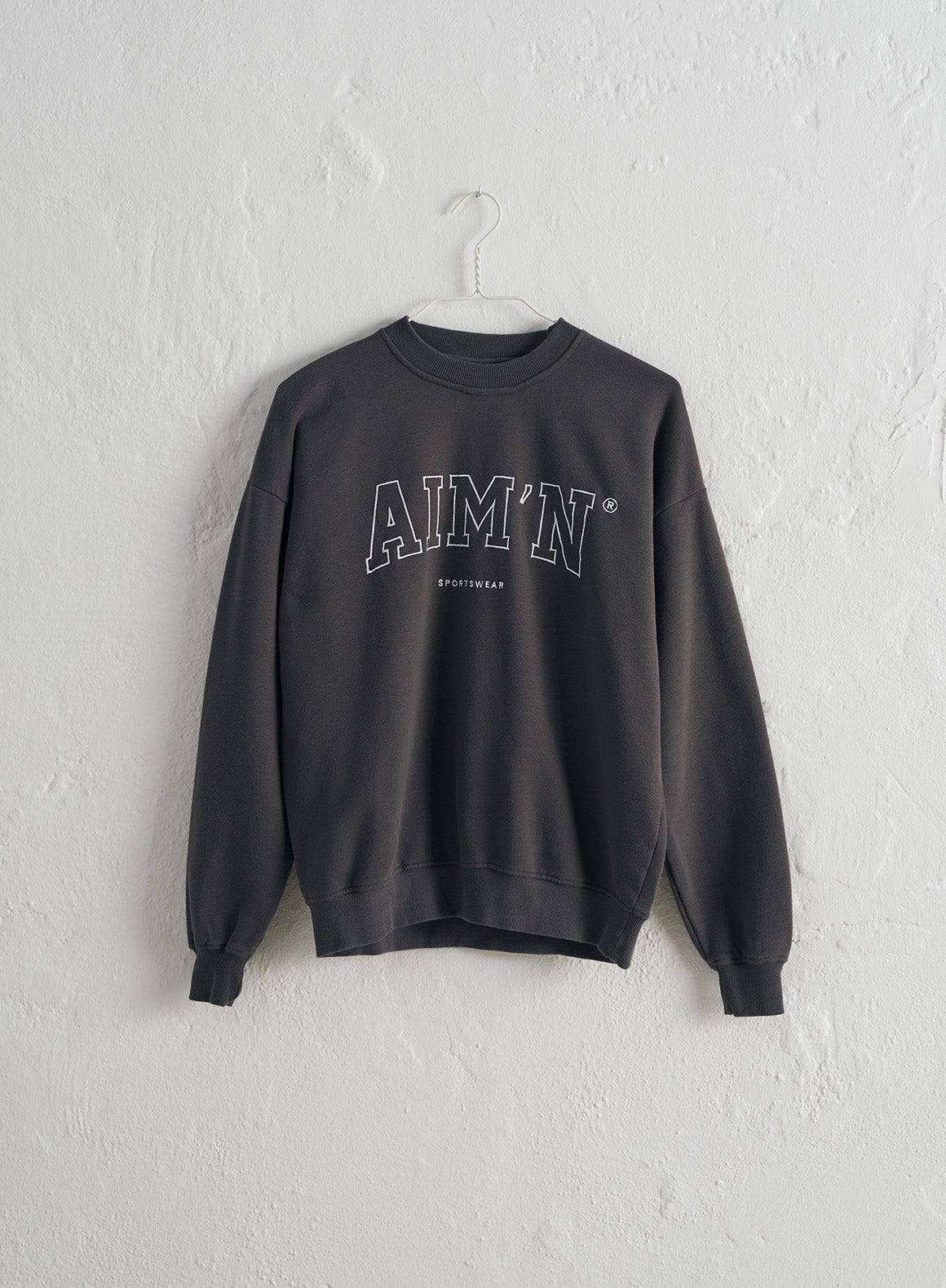 SHADOW GREY COLLEGE SWEATSHIRT