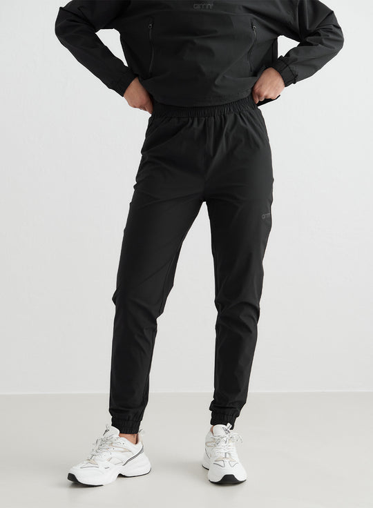 Black Windbreaker Pants – AIM'N AU