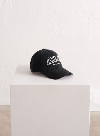 Black Outline College Cap