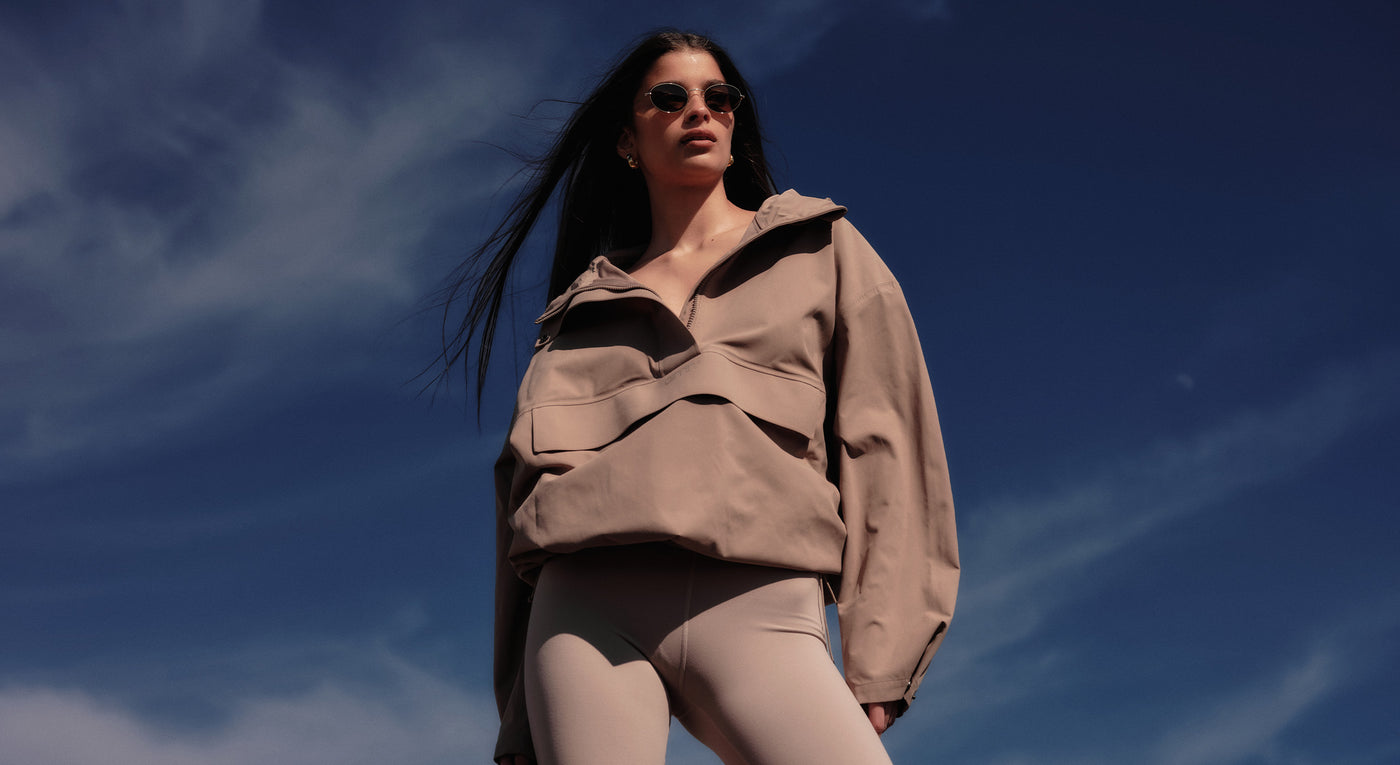 Banner with text "outerwear"
