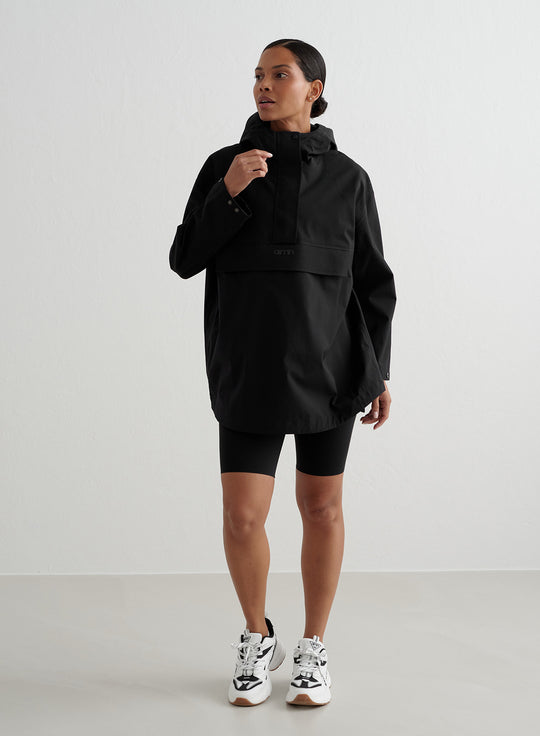 Black Waterproof Oversized Anorak – AIM'N AU