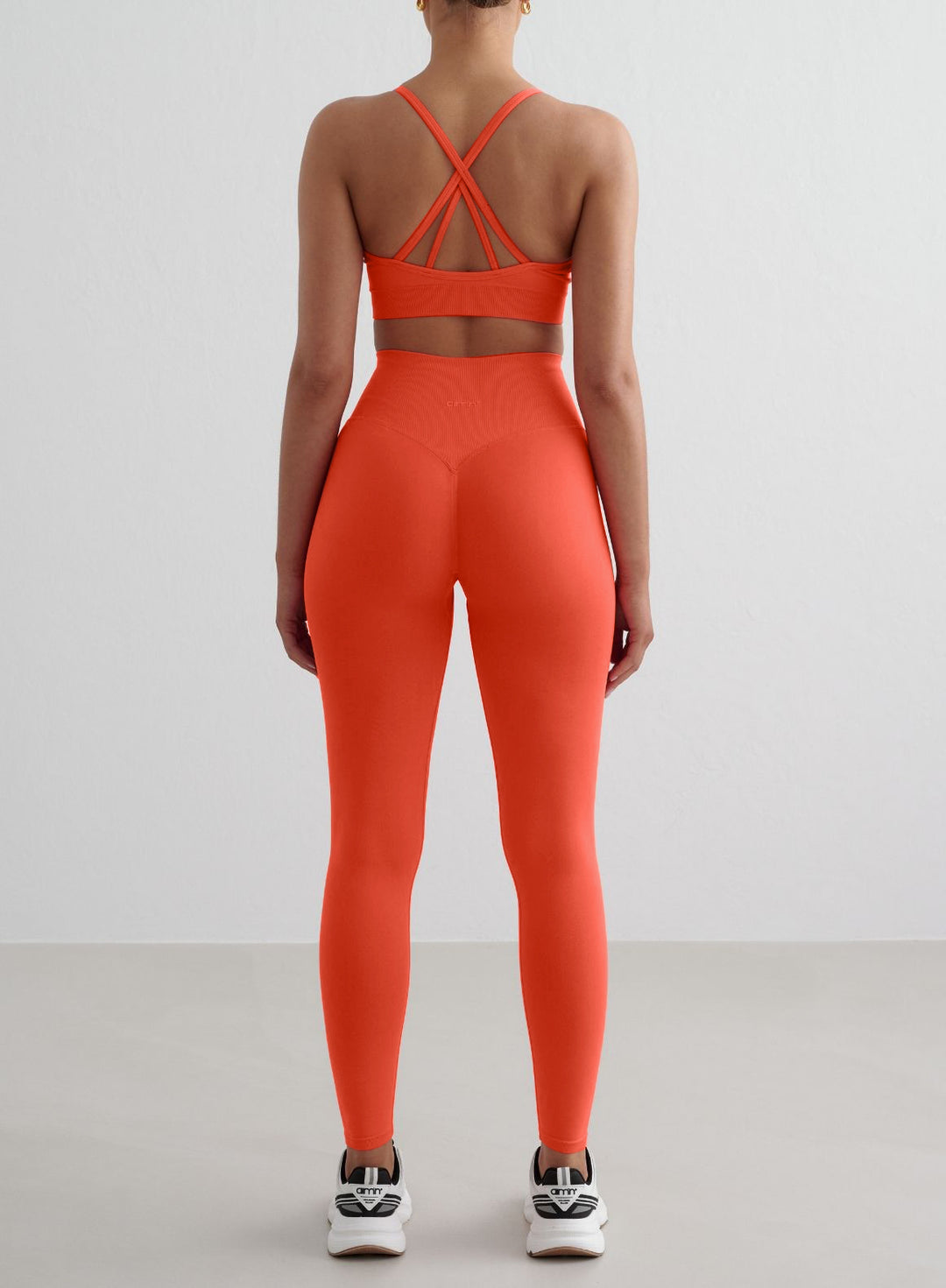 Tangerine Shape Seamless Tights Cross Back Bra Set – AIM'N AU