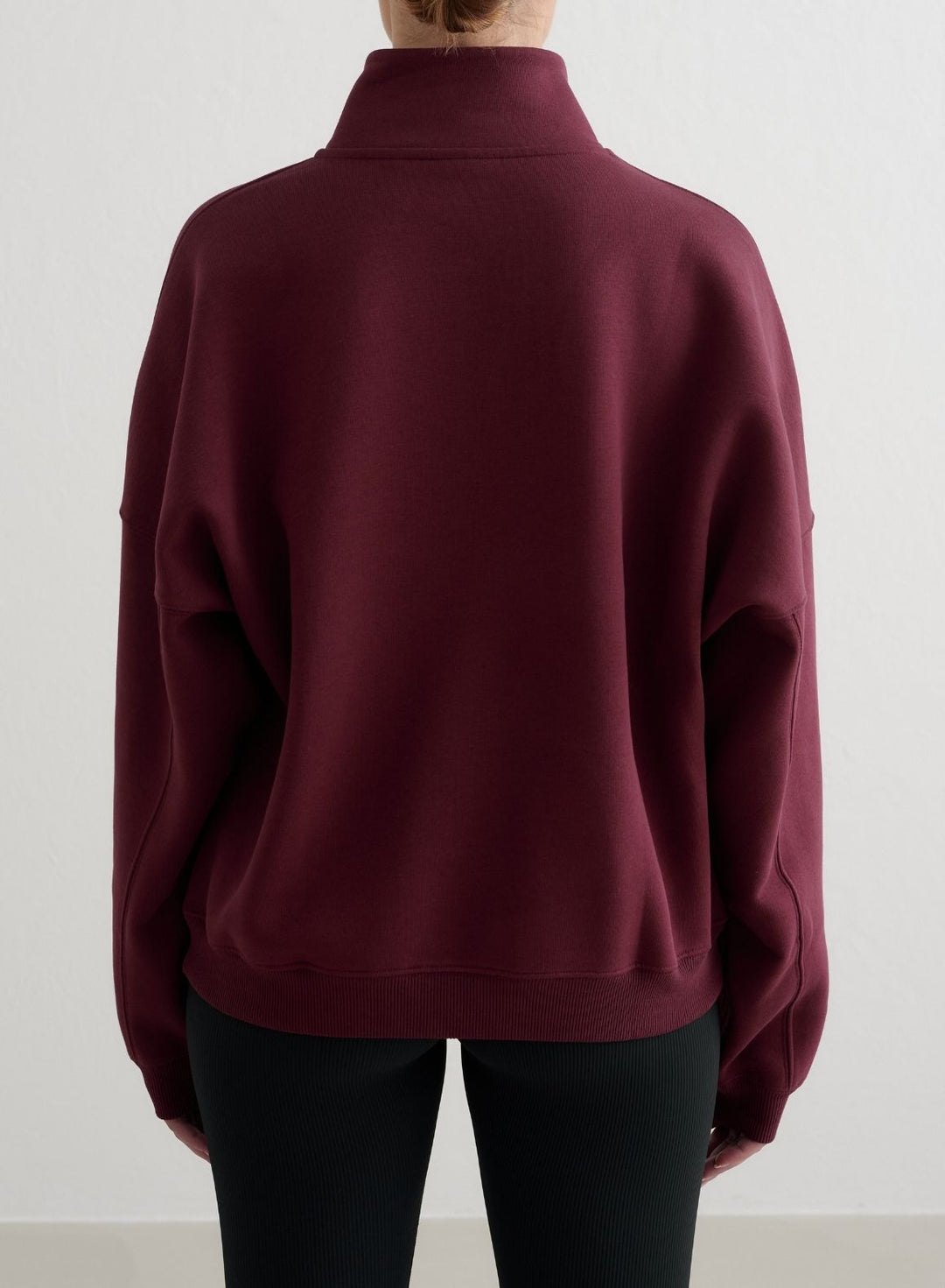Cherry Varsity Sweat Half Zip – AIM'N AU