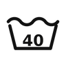 Wash at or below 40°C