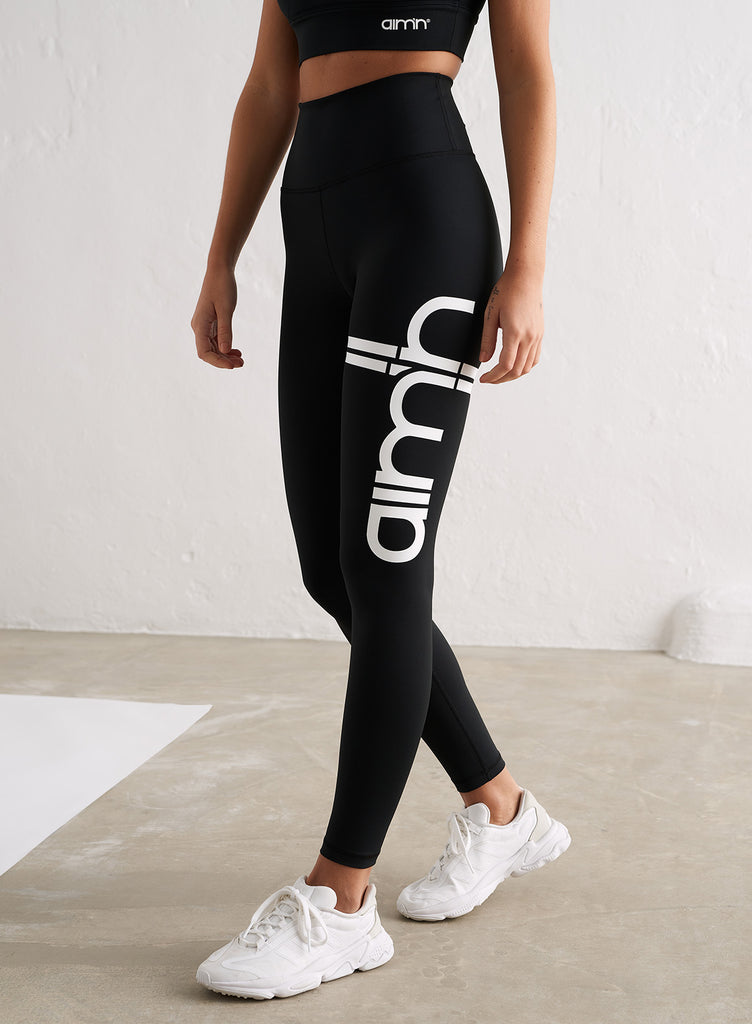 BLACK STRIPE CORE TIGHTS AIM N AU